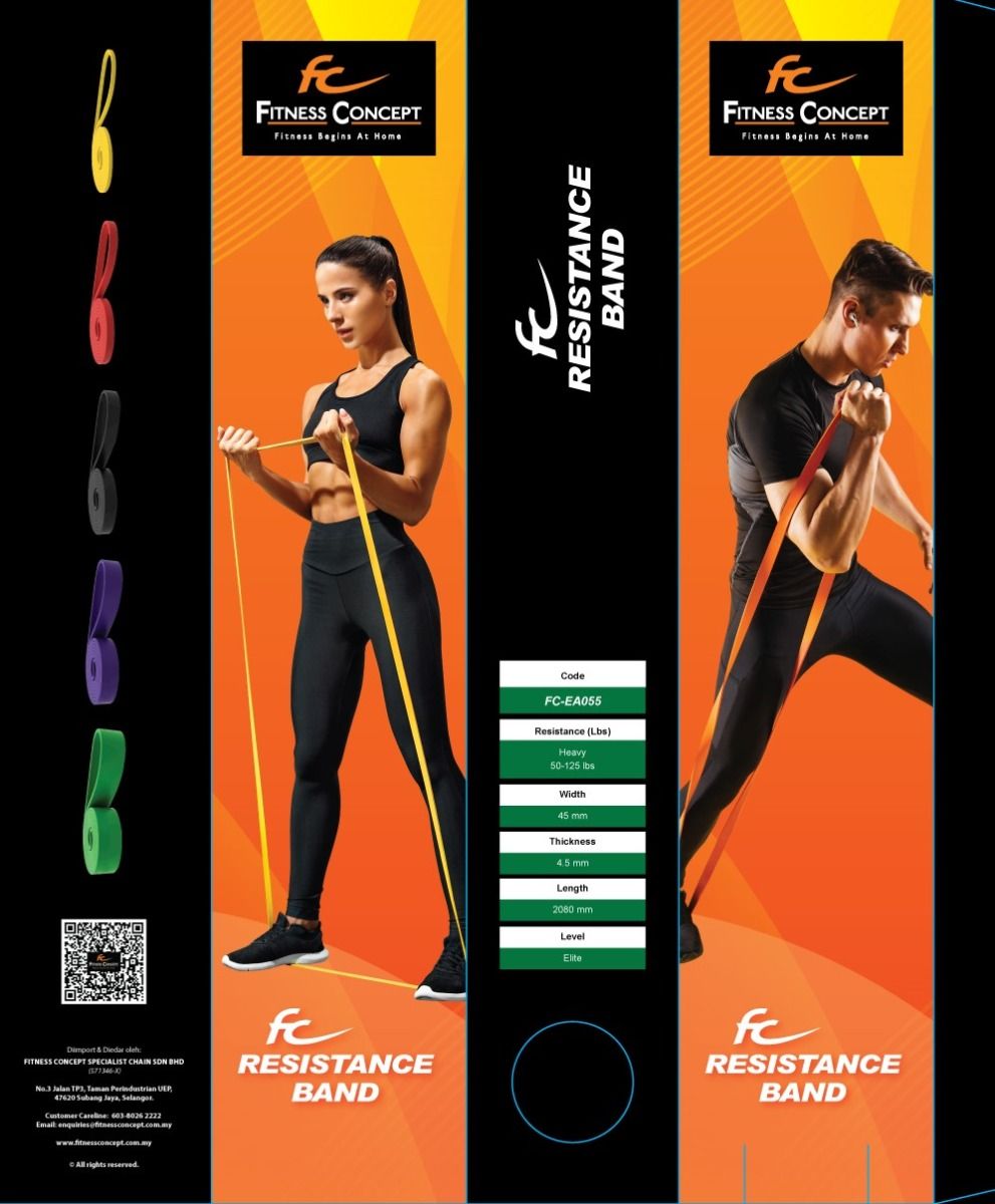 FC RESISTANCE BAND EXTRA LIGHT (YELLOW) - Image 4